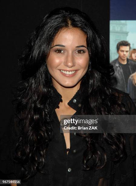 Emmanuelle Chriqui attends a special screening of "Starter For Ten" at the Tribeca Grand Screening Room, New York City BRIAN ZAK.