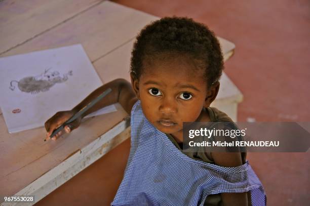 Madagascar, Nosy Be area, Island of Nosy Ambariovato , Mozambique Channel, near the village Tsara Komba Lodge involved in its development .