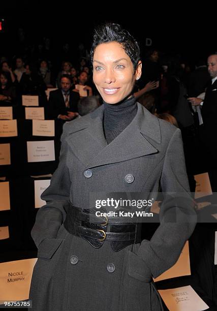 Nicole Murphy attends Mercedes-Benz Fashion Week at Bryant Park on February 16, 2010 in New York City.