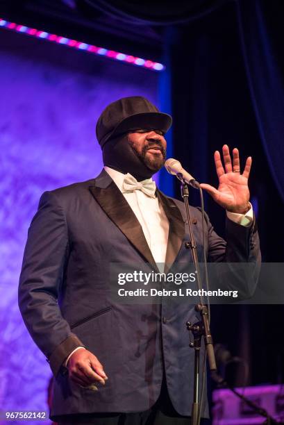 Gregory Porter performs during the Blue Note Jazz Festival at Sony Hall on June 4, 2018 in New York City.