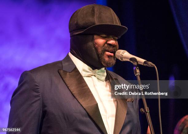 Gregory Porter performs during the Blue Note Jazz Festival at Sony Hall on June 4, 2018 in New York City.