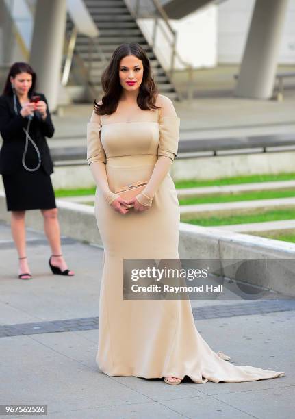 Model Ashley Graham is seen in Brooklyn on June 4, 2018 in New York City.