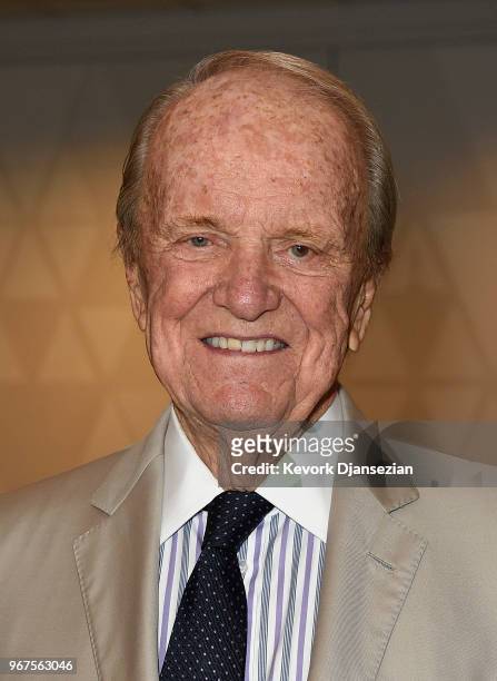 George Stevens, Jr., filmmaker and founder of the American Film Institute, during a reception in celebration of a gift to the Margaret Herrick...