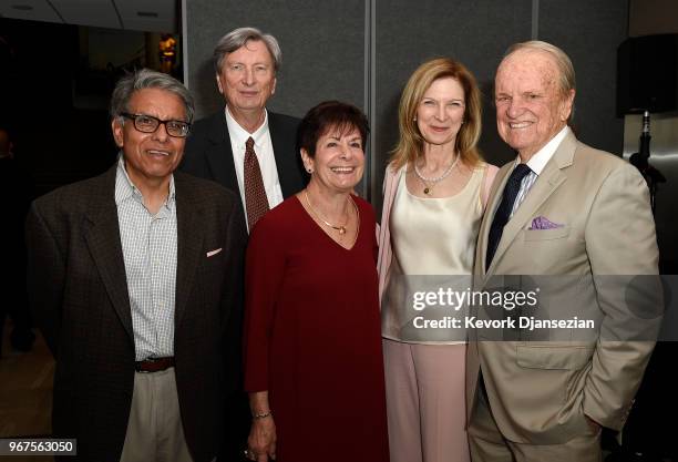 George Stevens, Jr., filmmaker and founder of the American Film Institute, Dawn Hudson , CEO of the Academy of Motion Picture Arts and Sciences,...