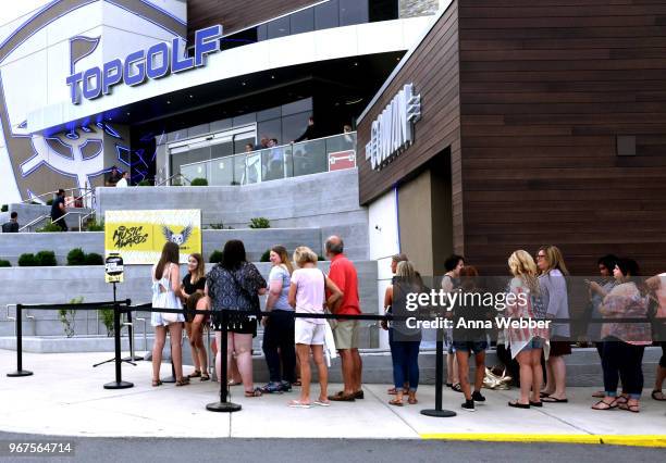 Fans line up for Ram Trucks presents Drive: Artists to Watch @ the CMT Music Awards at TopGolf Nashville on June 4, 2018 in Nashville, Tennessee.