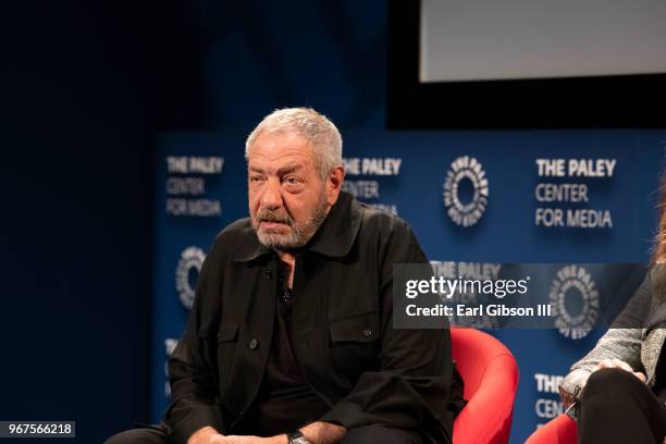 Creator/Executive Producer Dick Wolf speaks onstage at The Paley Center For Media Presents: Creating Great Characters: Dick Wolf & Mariska Hargitay...