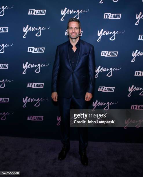 Peter Hermann attends "Younger" season 5 premiere party at Cecconi's Dumbo on June 4, 2018 in Brooklyn, New York.