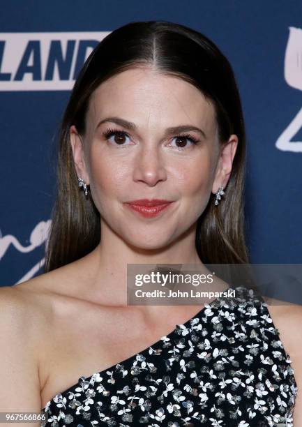 Sutton Foster attends "Younger" season 5 premiere party at Cecconi's Dumbo on June 4, 2018 in Brooklyn, New York.