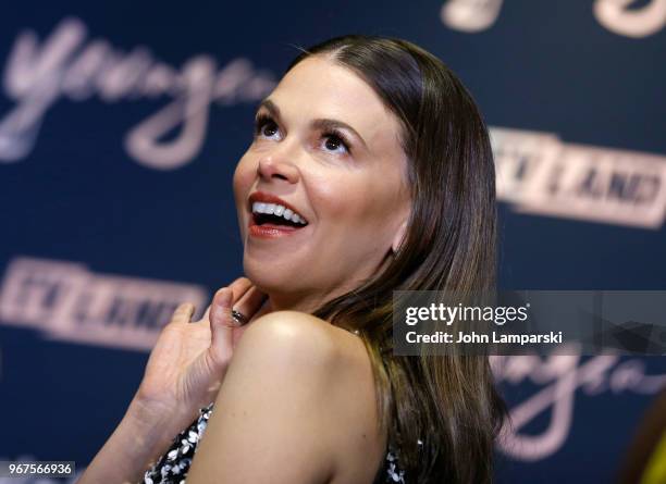 Sutton Foster attends "Younger" season 5 premiere party at Cecconi's Dumbo on June 4, 2018 in Brooklyn, New York.