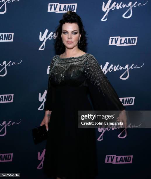 Debi Mazar attends "Younger" season 5 premiere party at Cecconi's Dumbo on June 4, 2018 in Brooklyn, New York.