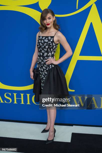 Grace Elizabeth attends the 2018 CFDA Fashion Awards at Brooklyn Museum on June 4, 2018 in New York City.