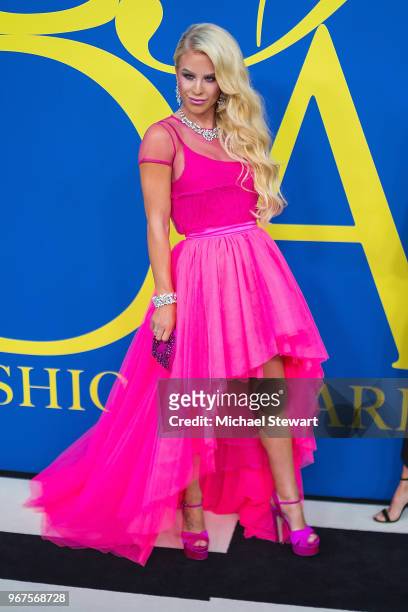 Gigi Gorgeous attends the 2018 CFDA Fashion Awards at Brooklyn Museum on June 4, 2018 in New York City.
