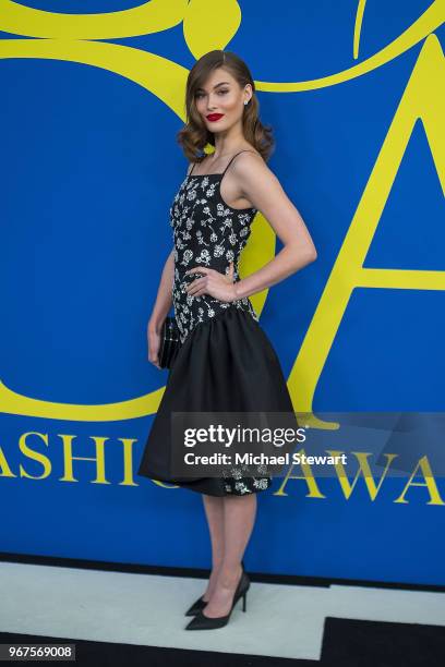 Grace Elizabeth attends the 2018 CFDA Fashion Awards at Brooklyn Museum on June 4, 2018 in New York City.