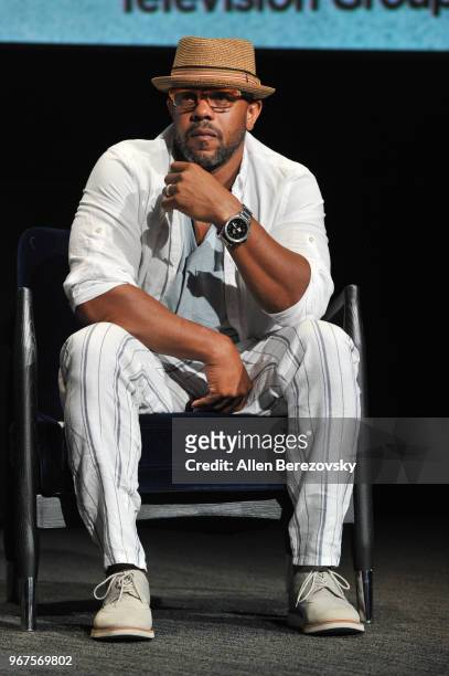 Actor Rockmond Dunbar speaks at the FYC Panel for Fox's "9-1-1" at Saban Media Center on June 4, 2018 in North Hollywood, California.