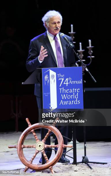 Victor Garber during the 74th Annual Theatre World Awards at Circle in the Square on June 4, 2018 in New York City.