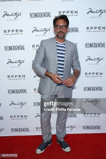 Lawrence Zarian attends the Los Angeles Confidential Celebration for Portraits of Pride with GLAAD and Laverne Cox on June 4, 2018 in Beverly Hills,...