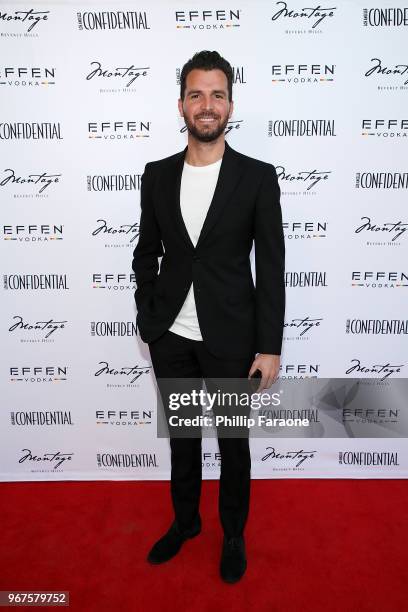 Andrea Iervolino attends the Los Angeles Confidential Celebration for Portraits of Pride with GLAAD and Laverne Cox on June 4, 2018 in Beverly Hills,...