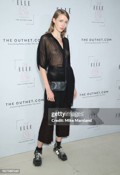 Georgia Howell attends The ELLE List 2018 at Spring at Somerset House on June 4, 2018 in London, England.