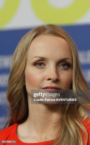 Janin Reinhardt for the movie 'The Croods' during the 63rd Berlinale International Film Festival on February 14, 2013 in Berlin, Germany.