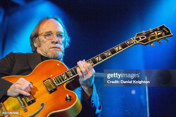 Musician Stephen Stills performs on stage at Humphrey's on June 4, 2018 in San Diego, California.