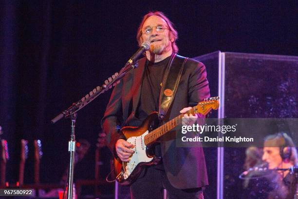 Musician Stephen Stills performs on stage at Humphrey's on June 4, 2018 in San Diego, California.