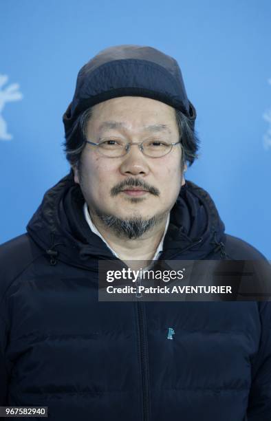 Director Hong Sangsoo, for the movie 'Nobody's Daughter Haewon' during the 63rd Berlinale International Film Festival on February 14, 2013 in Berlin,...