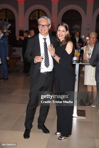 Dorit Otto and Alexander Otto attend the Charity Gala 'Das Herz im Zentrum' on June 4, 2018 in Hamburg, Germany.