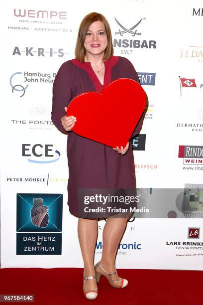 Katharina Fegebank attends the Charity Gala 'Das Herz im Zentrum' on June 4, 2018 in Hamburg, Germany.