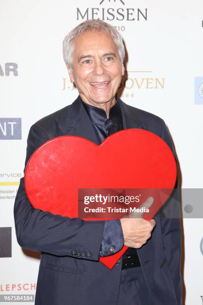 John Neumeier attend the Charity Gala 'Das Herz im Zentrum' on June 4, 2018 in Hamburg, Germany.