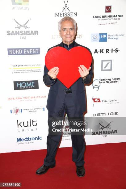 John Neumeier attend the Charity Gala 'Das Herz im Zentrum' on June 4, 2018 in Hamburg, Germany.