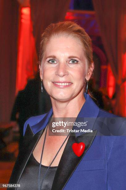 Cornelia Poletto attend the Charity Gala 'Das Herz im Zentrum' on June 4, 2018 in Hamburg, Germany.