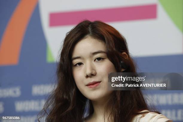 Actress Jung Eunchae for the movie 'Nobody's Daughter Haewon' during the 63rd Berlinale International Film Festival on February 14, 2013 in Berlin,...