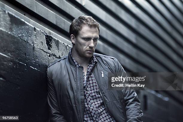 Actor Kevin McKidd poses at a portrait session for Signature in Los Angeles, CA on February 1, 2010. Published Image.