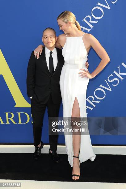 Jason Wu and Karlie Kloss attend the 2018 CFDA Awards at Brooklyn Museum on June 4, 2018 in New York City.