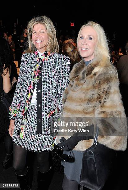 Jamee Gregory attends Mercedes-Benz Fashion Week at Bryant Park on February 16, 2010 in New York City.