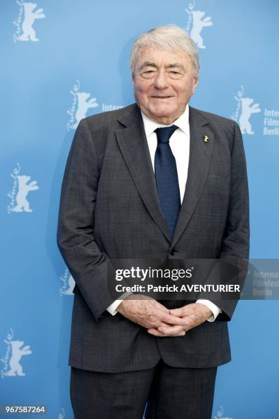 Claude Lanzmann receive a golden Bear during the 63rd Berlinale International Film Festival on February 14, 2013 in Berlin, Germany.