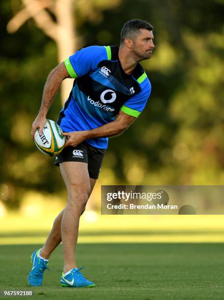 Queensland , Australia - 5 June 2018; Rob Kearney during Ireland rugby squad training at Royal Pines Resort in Queensland, Australia.