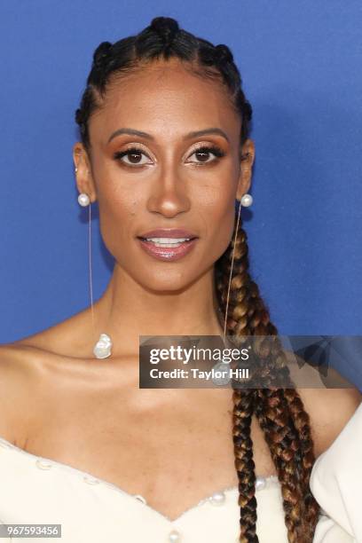 Elaine Welteroth attends the 2018 CFDA Awards at Brooklyn Museum on June 4, 2018 in New York City.