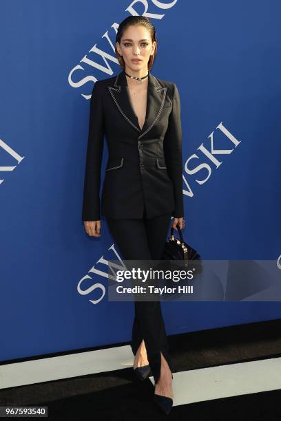 Sofia Sanchez de Betak attends the 2018 CFDA Awards at Brooklyn Museum on June 4, 2018 in New York City.