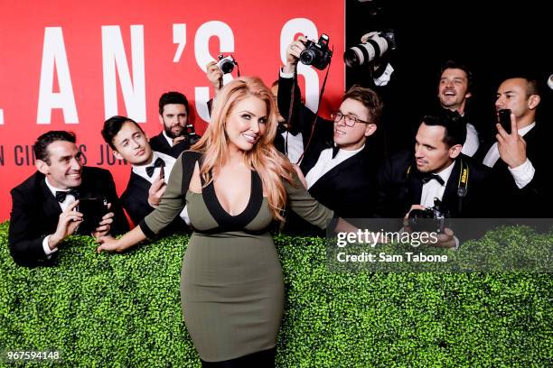 Sarah Roza attends the Ocean's 8 Melbourne Premiere on June 5, 2018 in Melbourne, Australia.