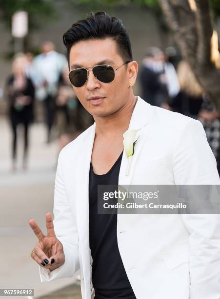 Fashion designer Prabal Gurung is seen arriving to the 2018 CFDA Fashion Awards at Brooklyn Museum on June 4, 2018 in New York City.