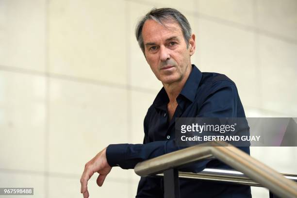 Belgian stage director Ivo Van Hove poses at the Bastille Opera in Paris on June 1, 2018.
