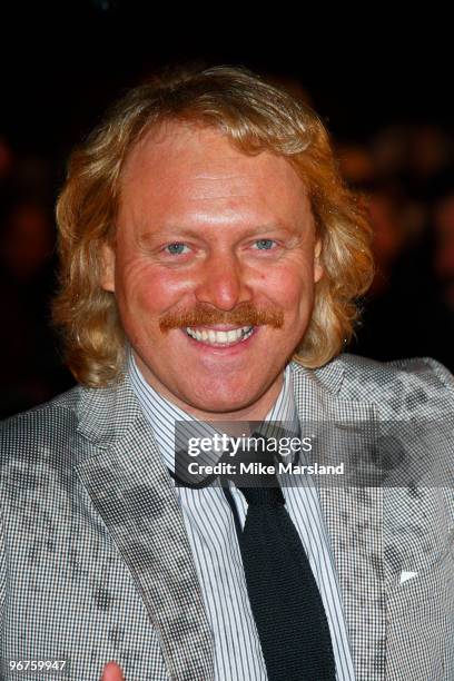 Leigh Francis attends The Brit Awards at Earls Court on February 16, 2010 in London, England.