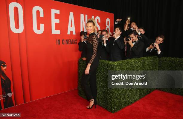 Tegan Martin attends the Ocean's 8 Sydney Premiere on June 5, 2018 in Sydney, Australia.