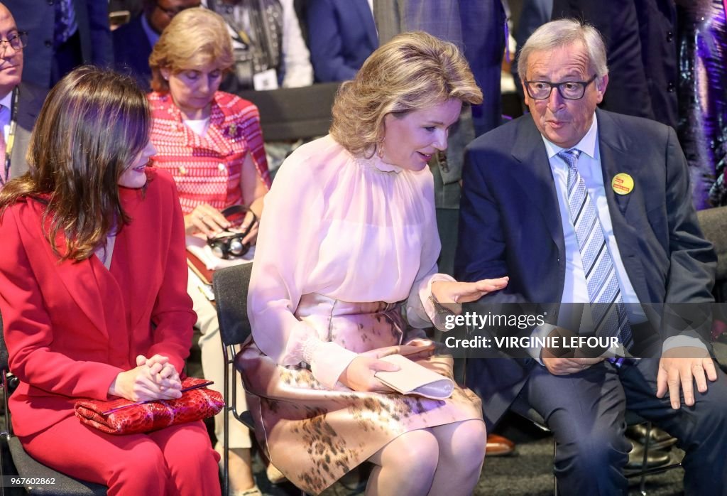 BELGIUM-SPAIN-EU-ECONOMY-ROYALS-DEVELOPMENT