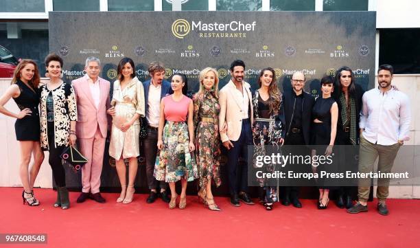 Maria Castro, Antoni Dell´Atte, Boris Izaguirre, Dafne Fernandez, Paula Prendes, Carmen Lomana, Oscar Higares, Santiago Segura, Paz Vega and Mario...