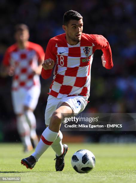 Mateo Kovacic, Croatia Brazil v Croatia - International Friendly - Anfield .