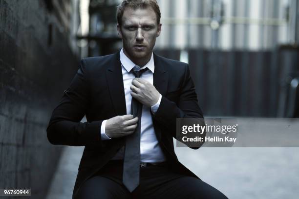Actor Kevin McKidd poses at a portrait session for Signature in Los Angeles, CA on February 1, 2010. Published Image.