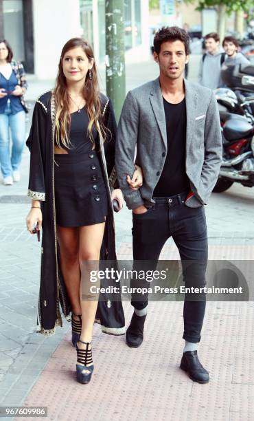 Miriam Perez and Jorge Brazalez attend 'Masterchef' Restaurant opening on June 4, 2018 in Madrid, Spain.