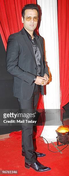 Rohit Roy the Zee Rishtey awards in Mumbai on Saturday, February 13, 2010.
